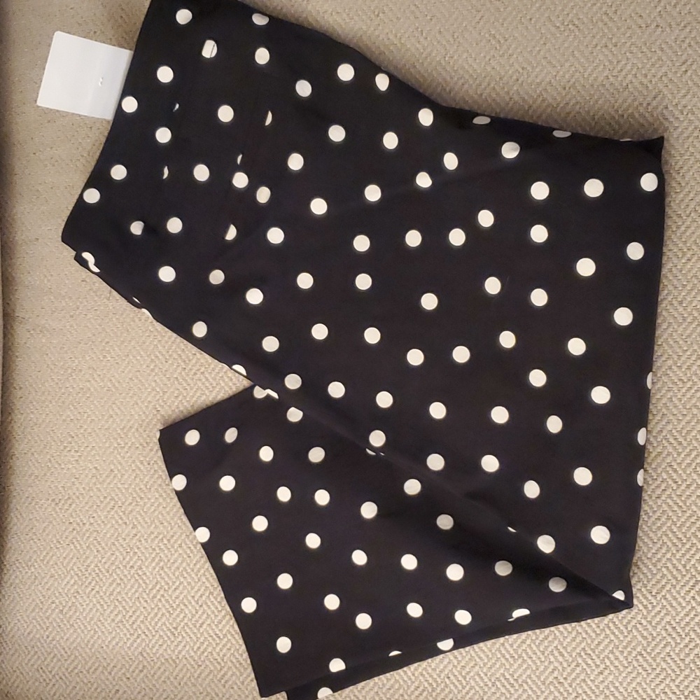 Michel Studio Alexa Polka Dot Capri Pants